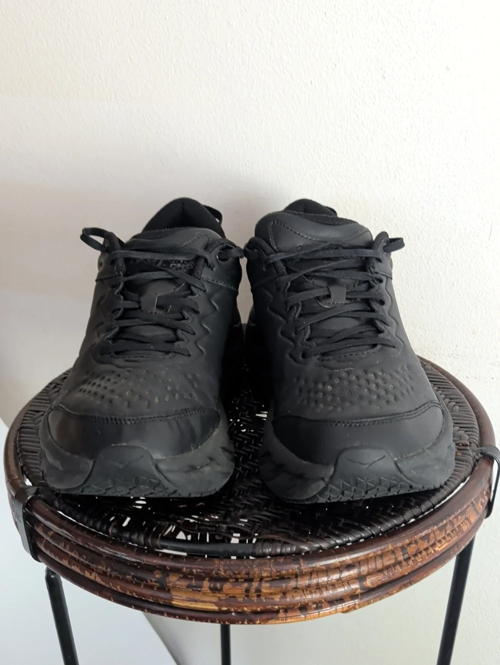 Hoka One One Bondi SR Men's Size 13 Black Work Shoes Non Slip Waterproof